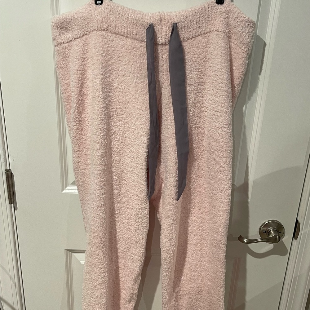 Honeydew Pink Fuzzy Leggings